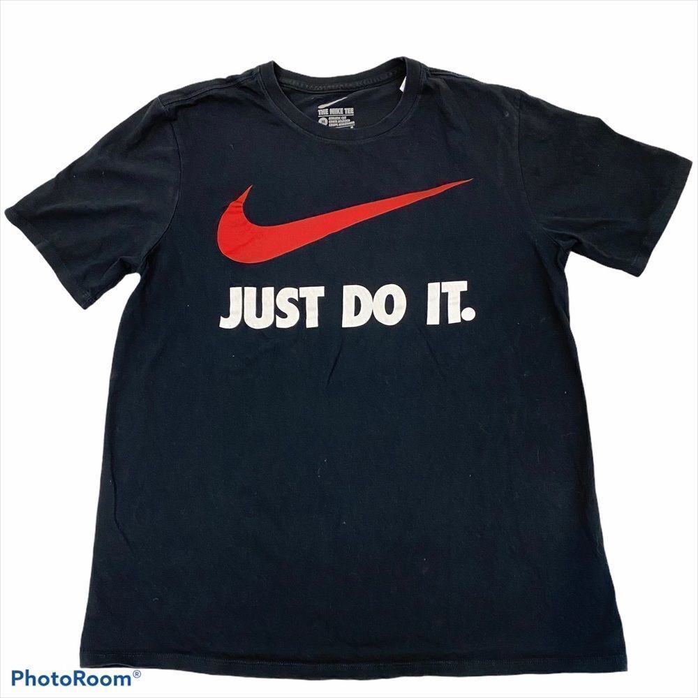 Men’s Nike Black Just Do It Athletic Cut T-Shirt M